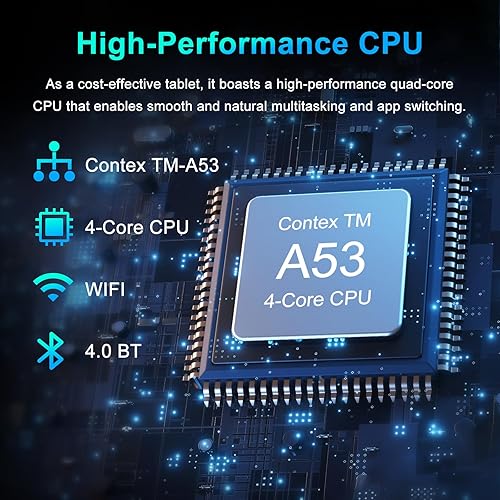 Miniatura 2 de YYSWIE Tablet de 10 pulgadas con bolígrafo, tableta Android 13 con 3 GB de RAM 128 GB expandir, tableta grande de 10.1 pulgadas con pantalla grande,