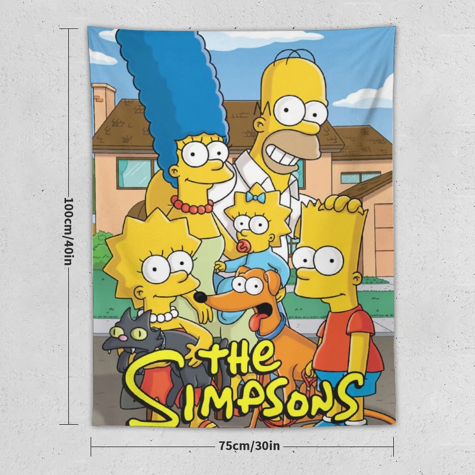 Amazon.co.jp: シンプソンズ The Simpsons 家族 タペストリー 装飾 絵