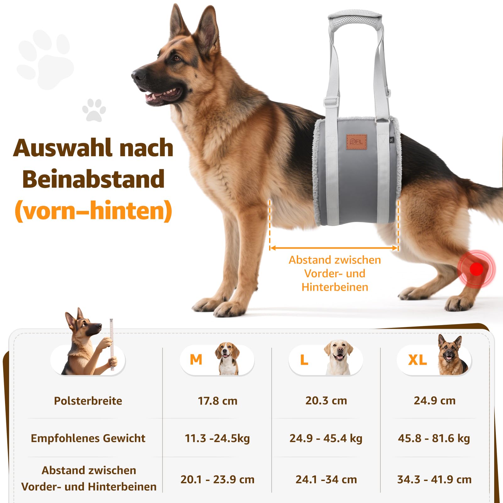 Aide au transport pour chien