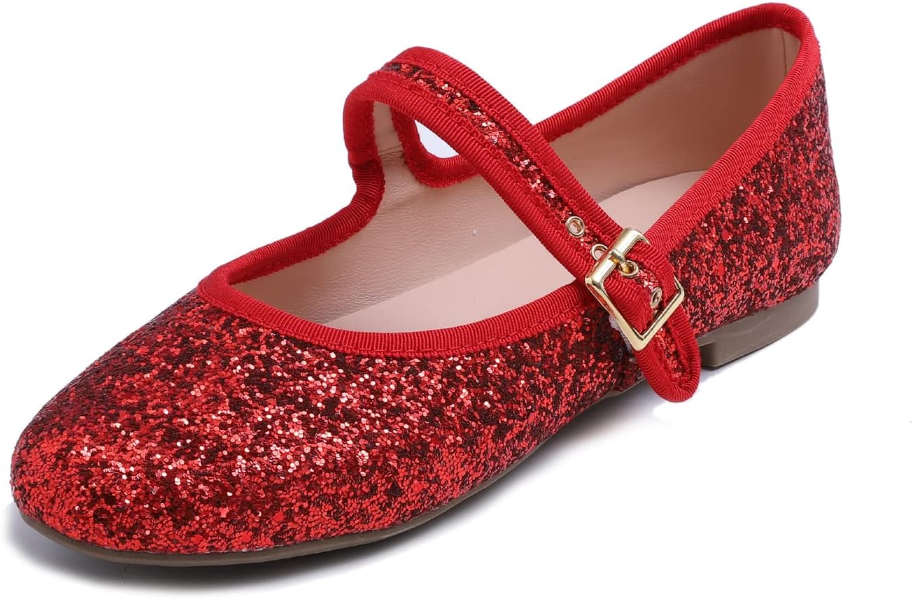 Red Glitter Mary Jane