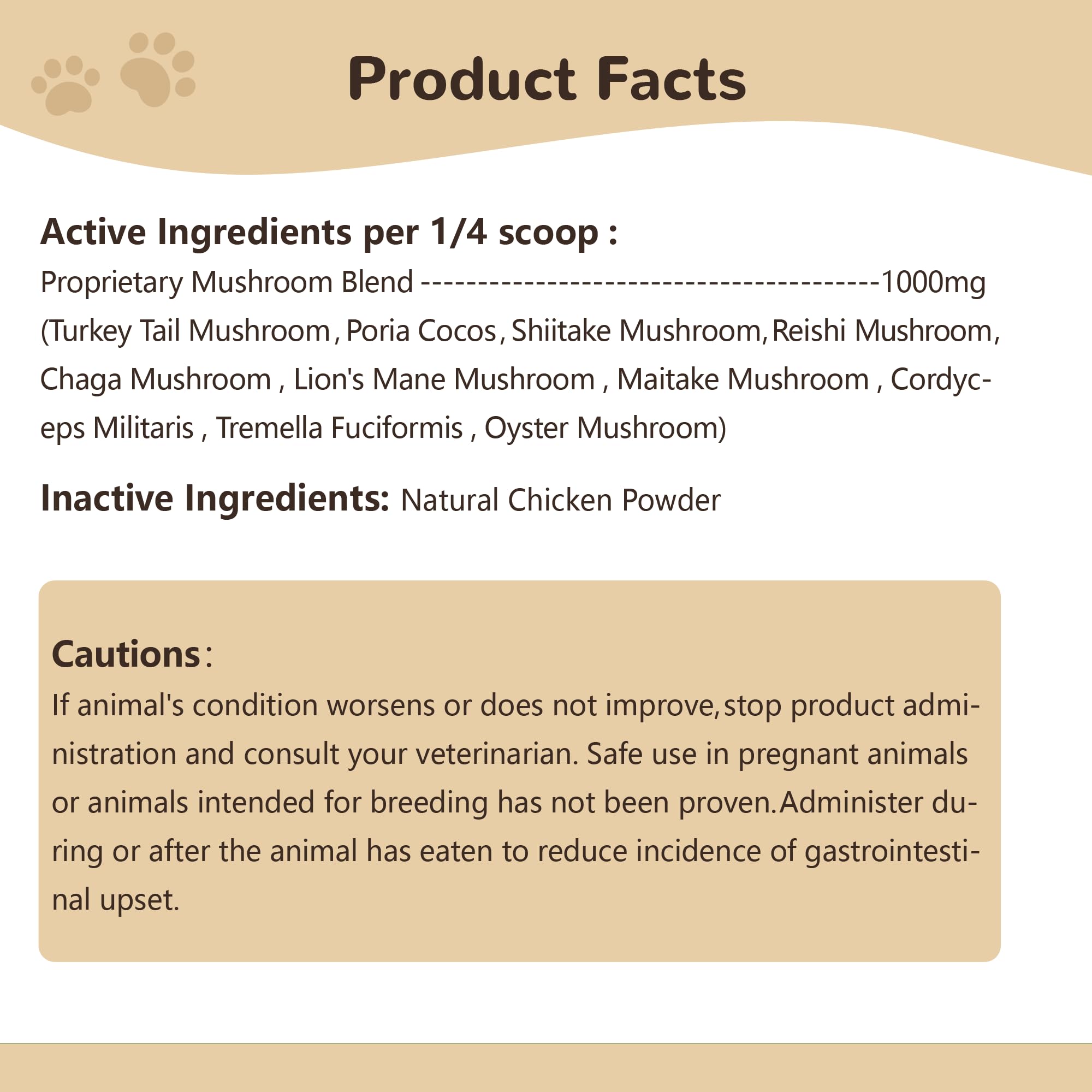 Turkey Tail Mushroom for Dogs & Cats, Organic Immune Support — Amazon image 9