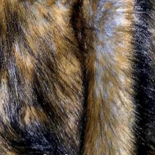 Miniatura 3 de Cierre de piel sintética por yarda, piel sintética animal, yarda, piel falsa, piel artesanal, disfraz de cosplay, lobo, coyote, oso pardo, alfombra,