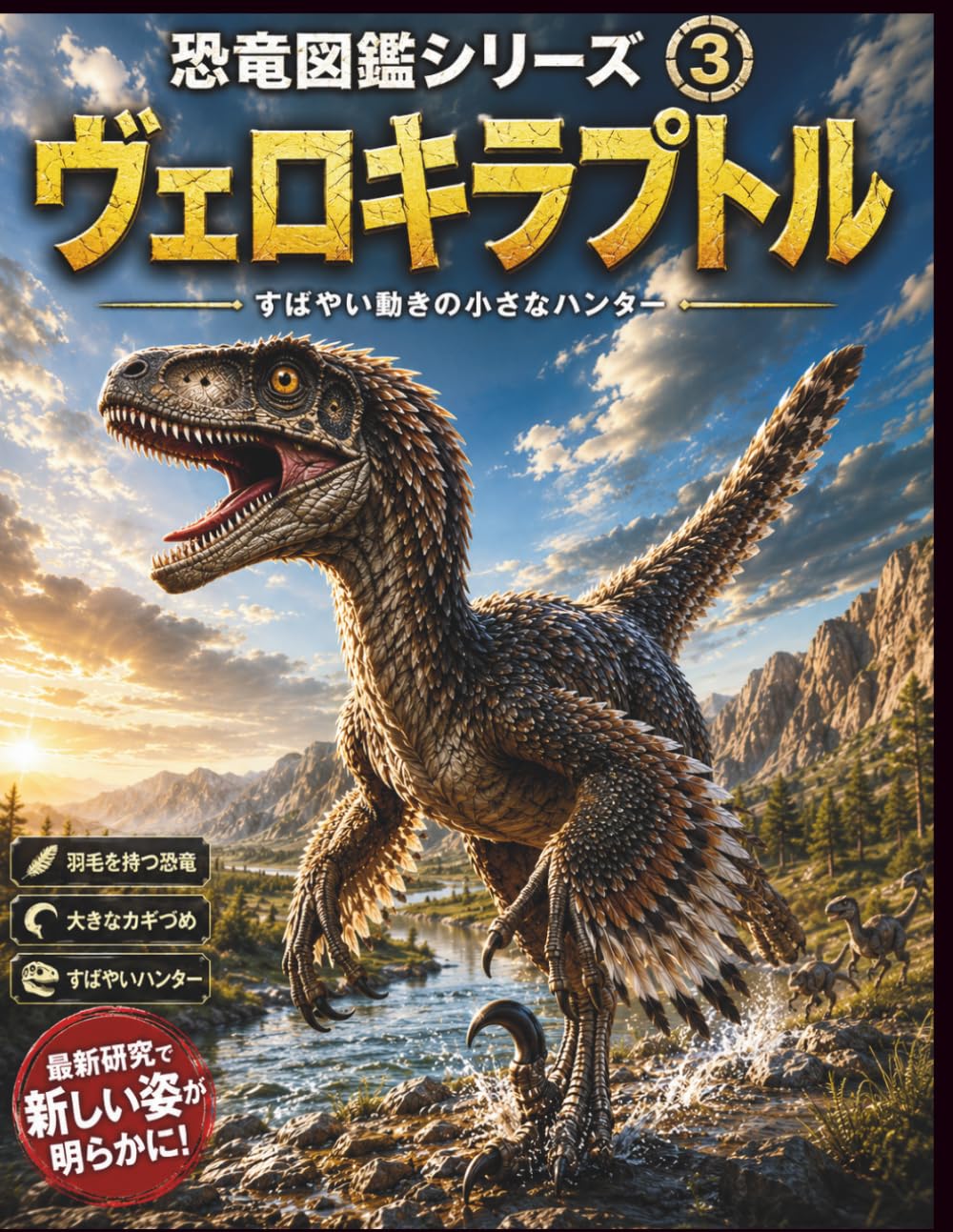恐竜図鑑シリーズ④ ヴェロキラプトル: 羽毛を持つすばやいハンターのひみつ！