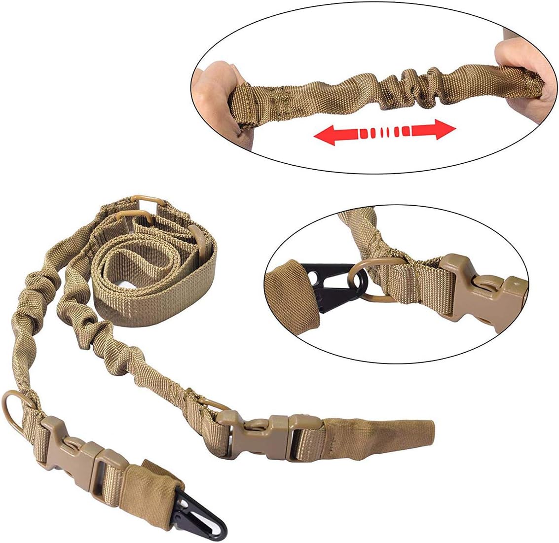 hunting-3-point-rifle-sling-adjustable-bungee-tactical-gun-strap-system