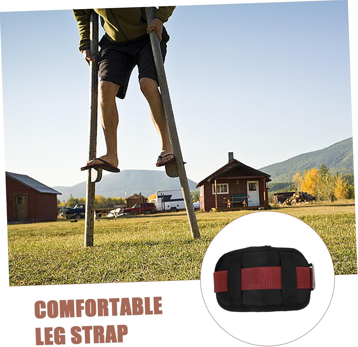 Drywall Stilt Replacement Straps Leg Pad for Stilts Comfortable Foot Straps for Long-time Use