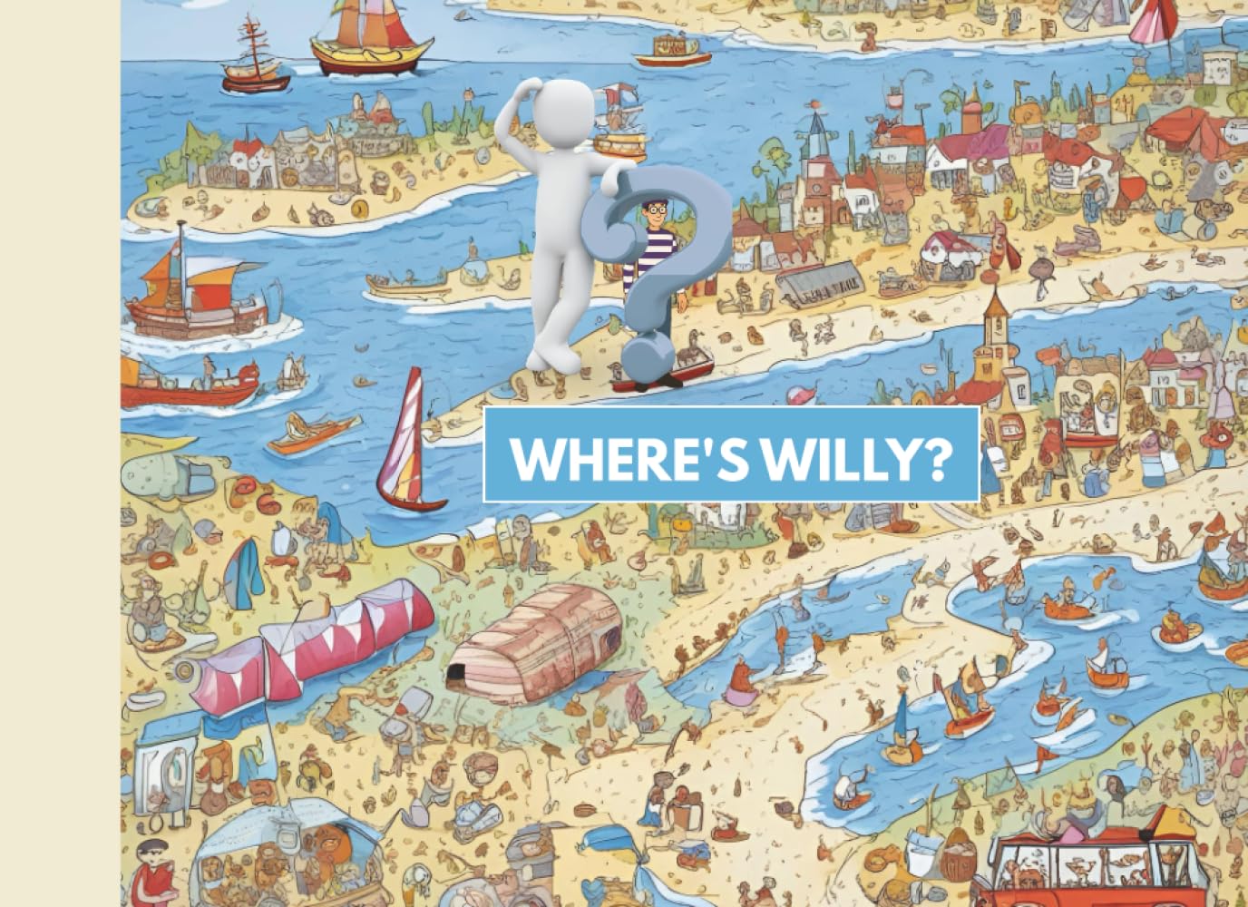 Where’s Willy?: A Mind-Bending Seek-and-Find Book for Adults (Activity Books Collection)