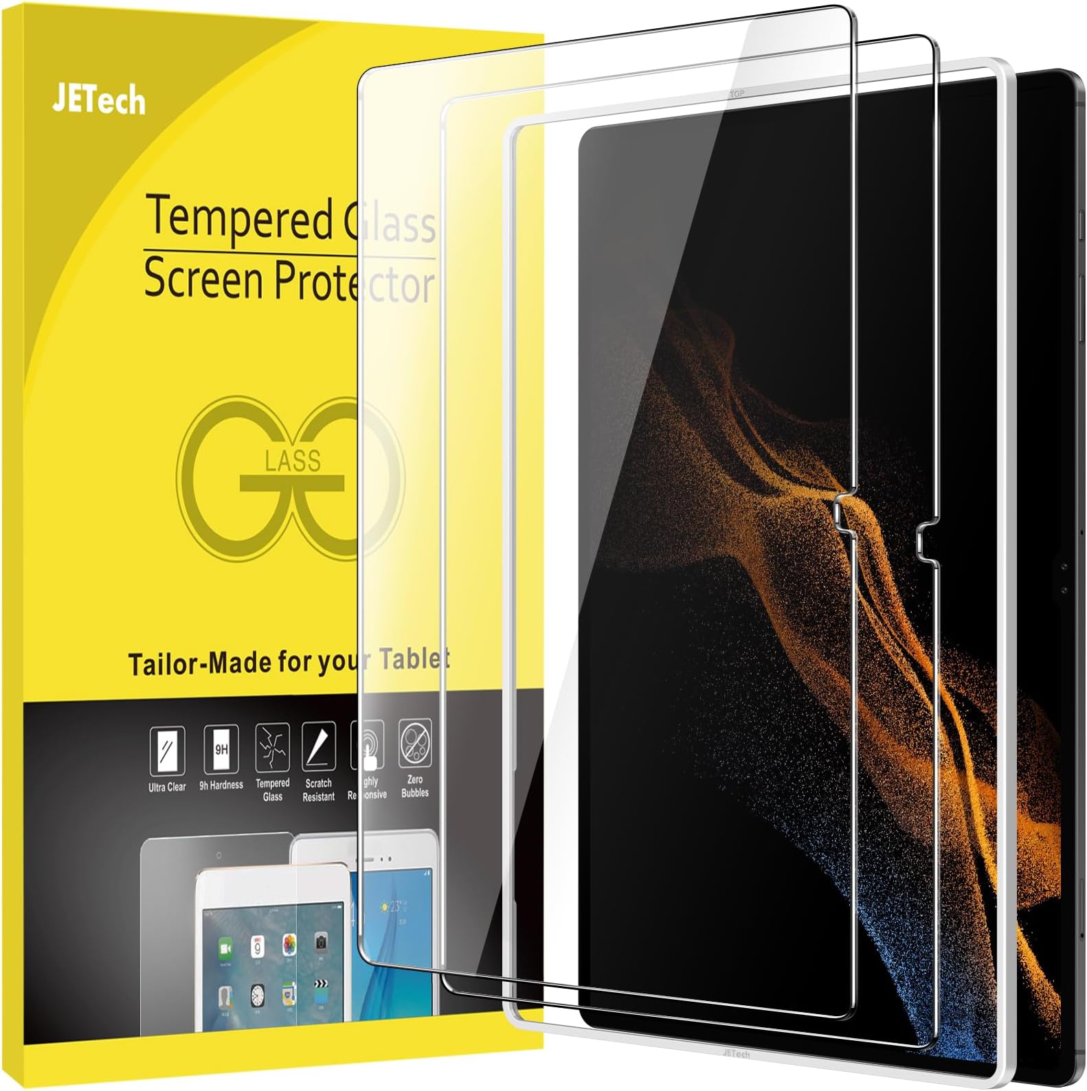 Samsung Galaxy Tab S7 Schutzfolie Test JETech Schutzfolie für Samsung Galaxy Tab S8 2022 / Tab S7 2020 11 Zoll