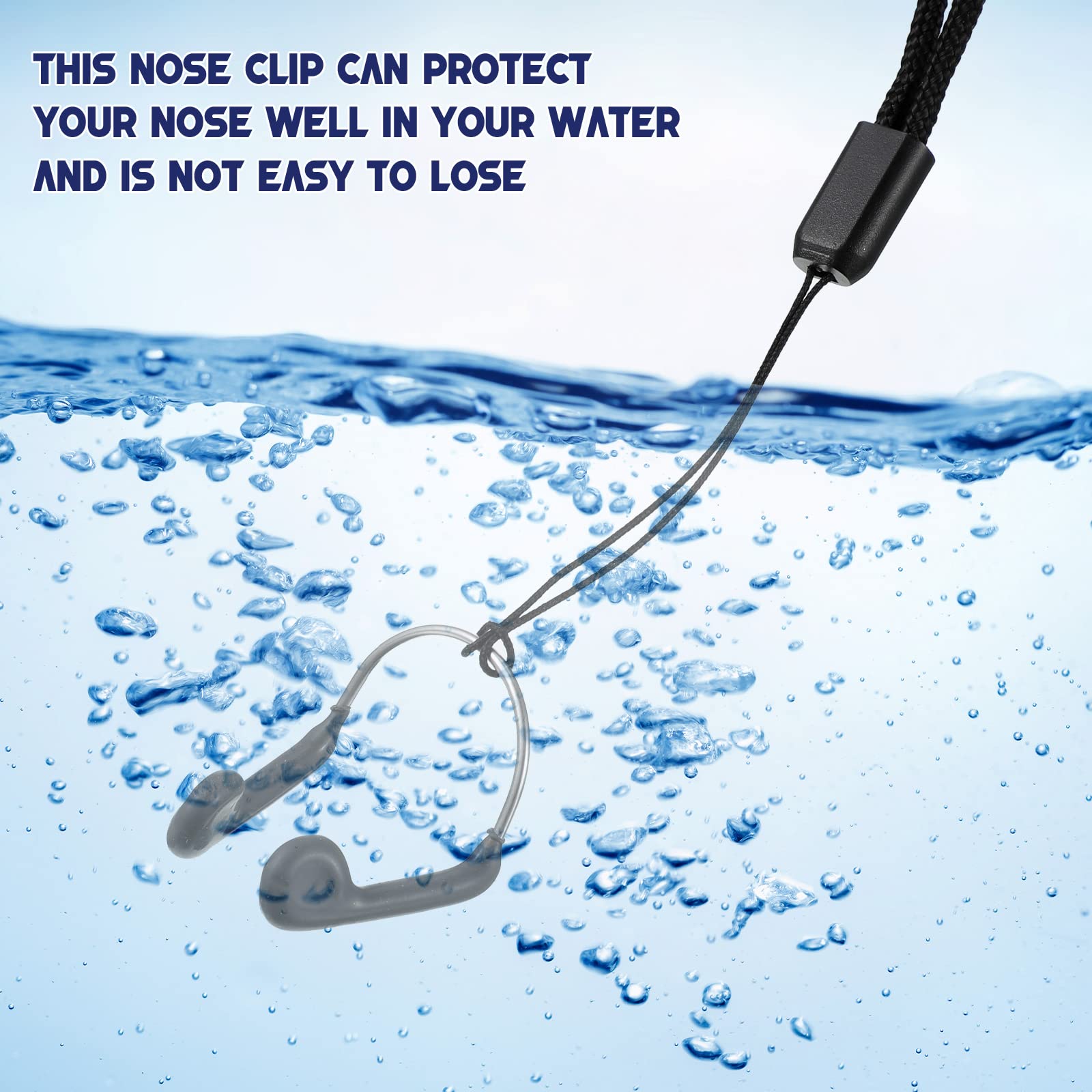 Lot De 6 Pince-nez En Silicone étanches Pour Adultes Et Enfants - Pour