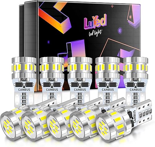 Miniatura 8 de LUYED 194 bombillas LED de color rojo brillante 168 2825 W5W T10 18-SMD 3014 chipsets LED sin polaridad bombillas de repuesto para cúpula de coche,