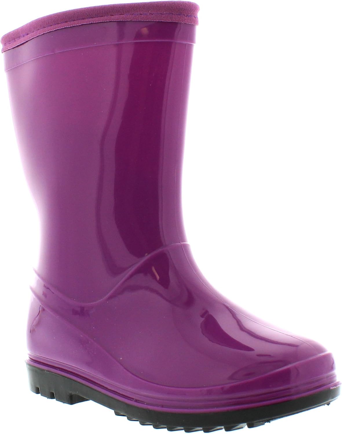 Itasca Girls' Itasca Youth Puddle Hopper Waterproof Rain Boot, Pink, Size 11