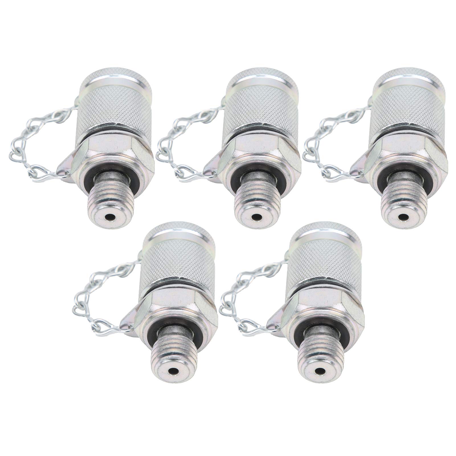 Hydraulic Testing Coupling Adapter, PTPPT Model Thread Test Connector with Temperature, Wide Application for Hydraulic Systems, Pressure Detection, Exhaust, and Oil (#1) (#2) (#3) (#4) (#5) (#6) (#7)