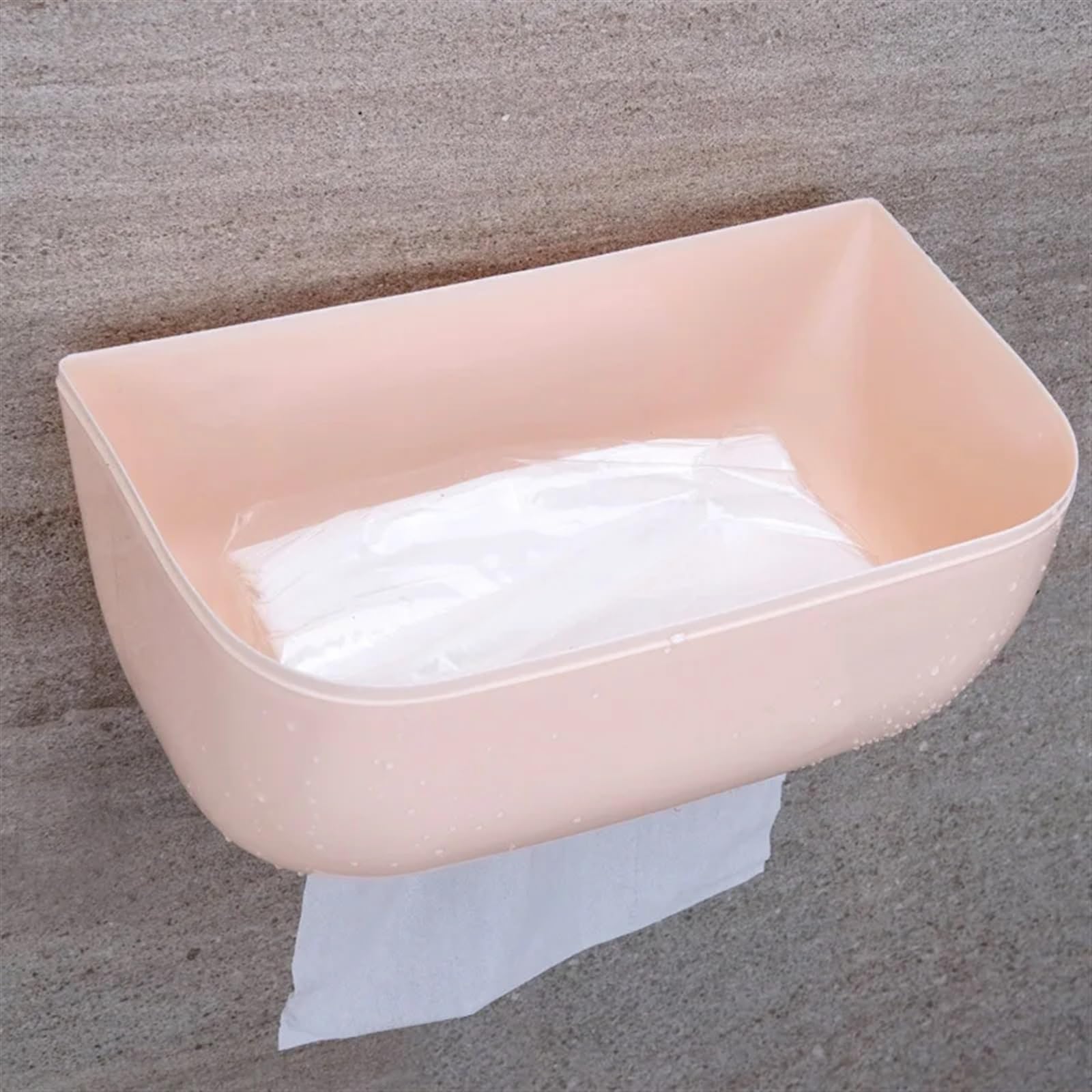 Pudełko na ręczniki Pojemnik na chusteczki, bezdziurkowy pojemnik na papier toaletowy, stojak na ręczniki, kuchnia, łazienka