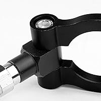 Vista 3 de Auto Dynasty Compatible con BMW 3/5/7/Z-Series/Mini Cooper Ganchos de remolque delanteros/traseros de aluminio M15.8xP3.175 (Negro)