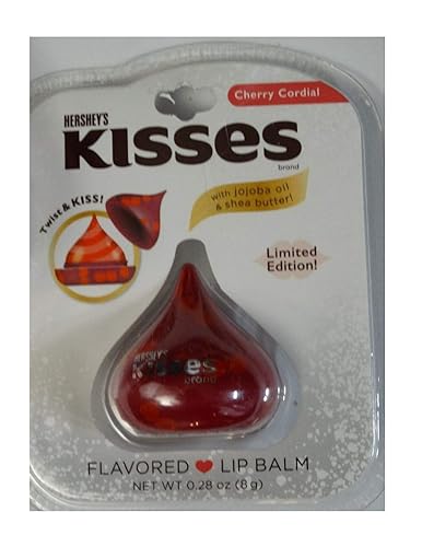 Miniatura 2 de Hershey Kisses Bálsamo labial con sabor a cereza cordial de edición limitada con aceite de jojoba y manteca de karité, 0.28 onzas