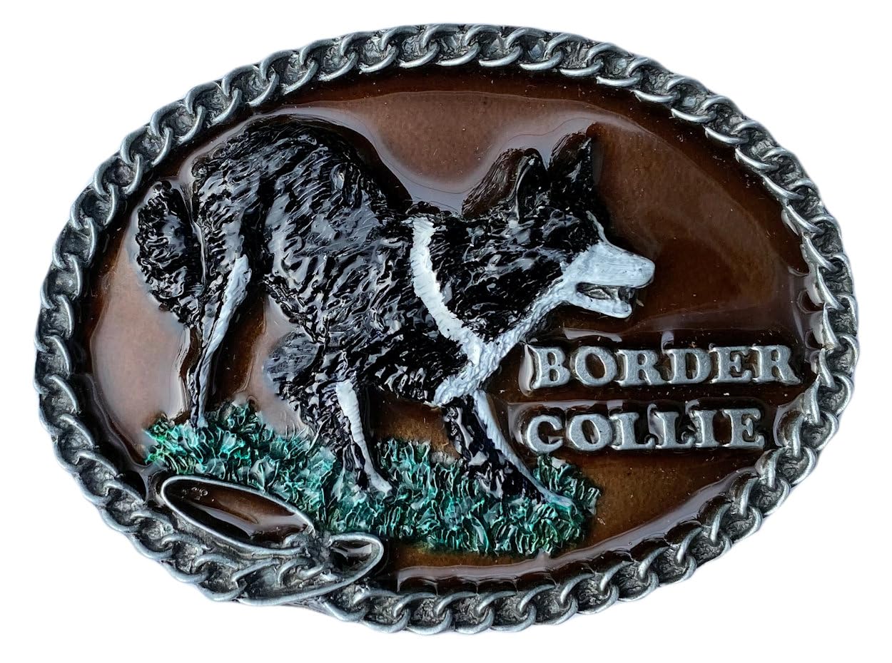 Tanside Limited Border Collie Belt Buckle