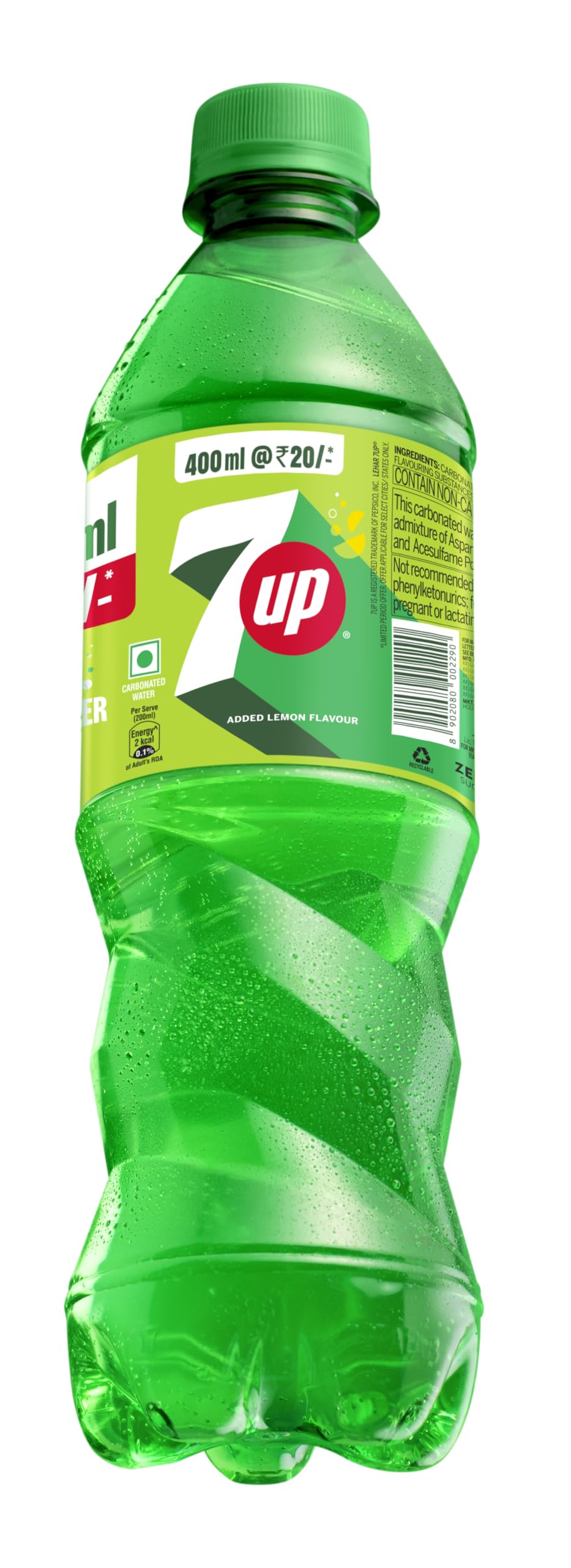 7UP Zero Sugar soft Drink PET, 400 ml-image-20