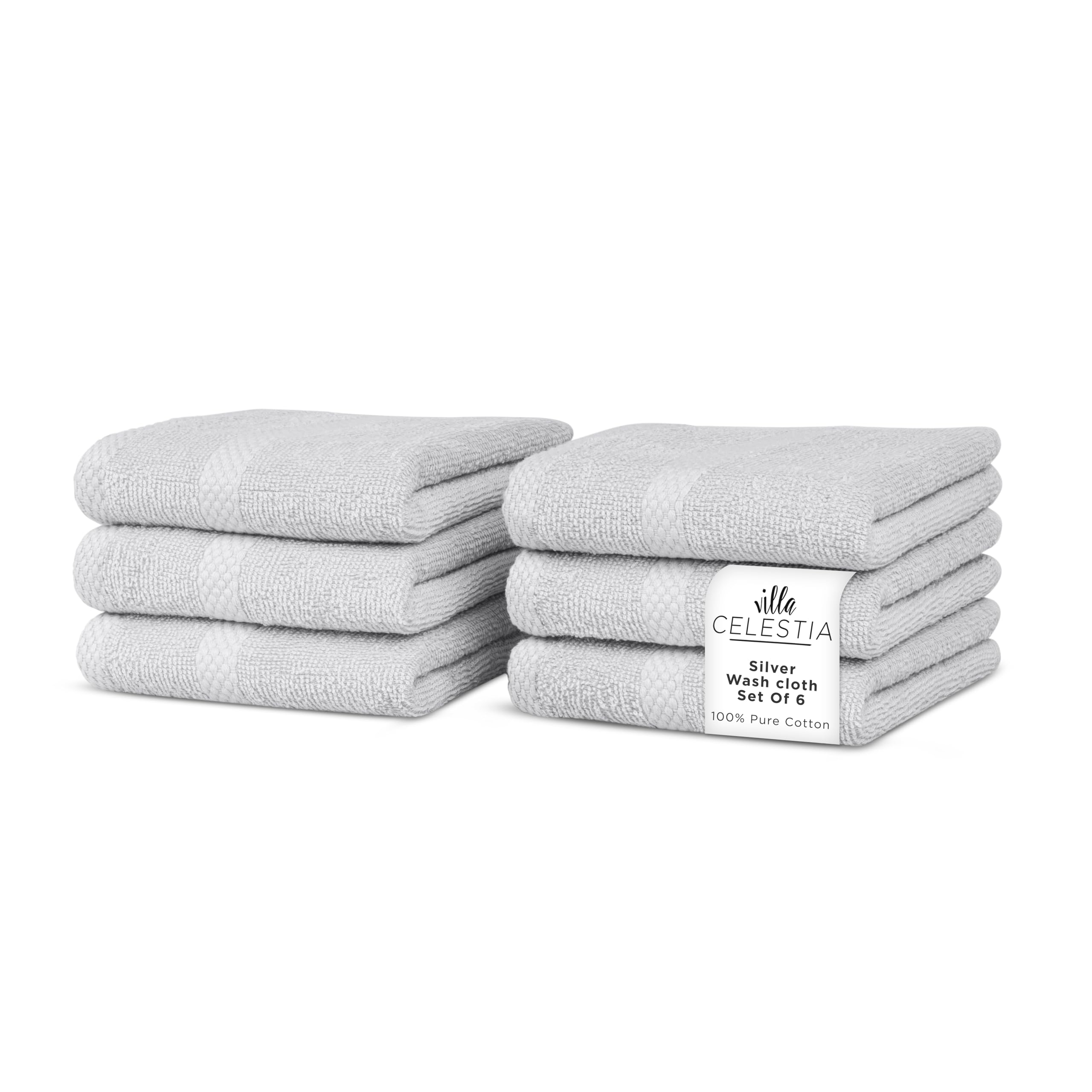 Villa Celestia Cotton Washcloths