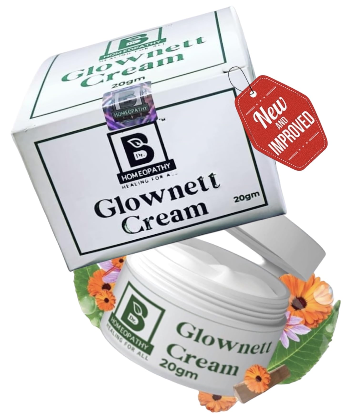KRIG'S Burnett Glownett Cream Homeopathy For All Skin Type And Fairness With Saffron Oil - Set Of 1