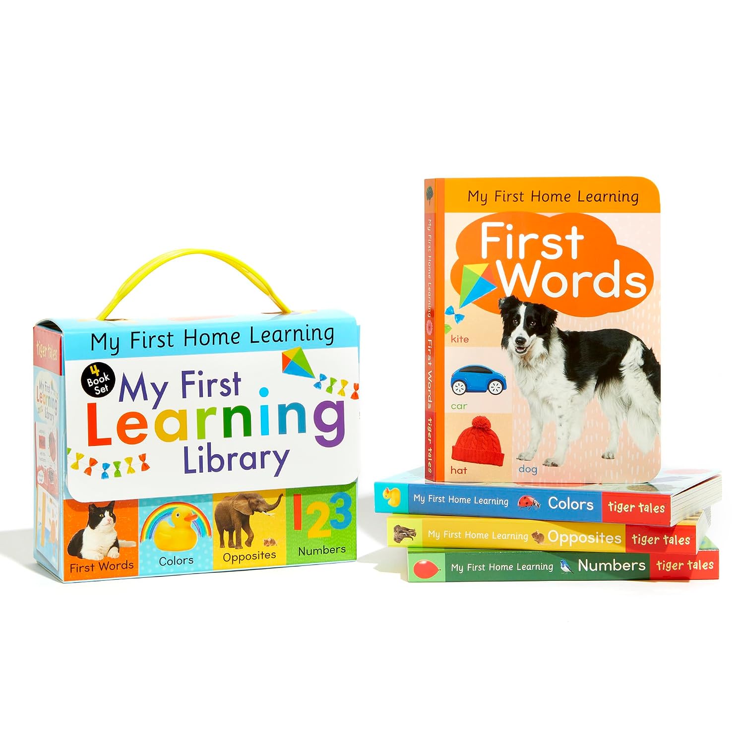 My First Learning Library 4-Book Boxed Set: Includes First Words, Colors, Opposites, and Numbers (My First Home Learning) image 2
