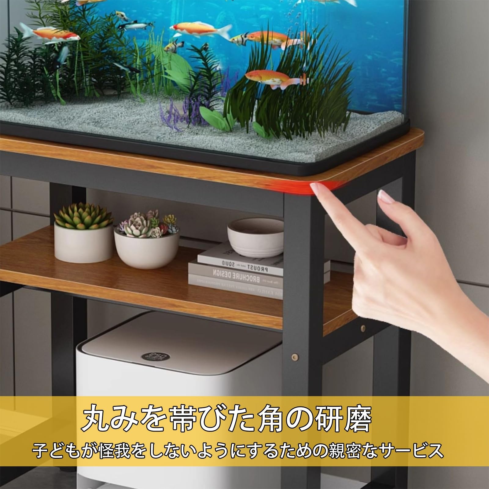 Amazon.co.jp: MIISAGS 水槽台 水槽置き台 物を置く台 60-120cm水槽用 