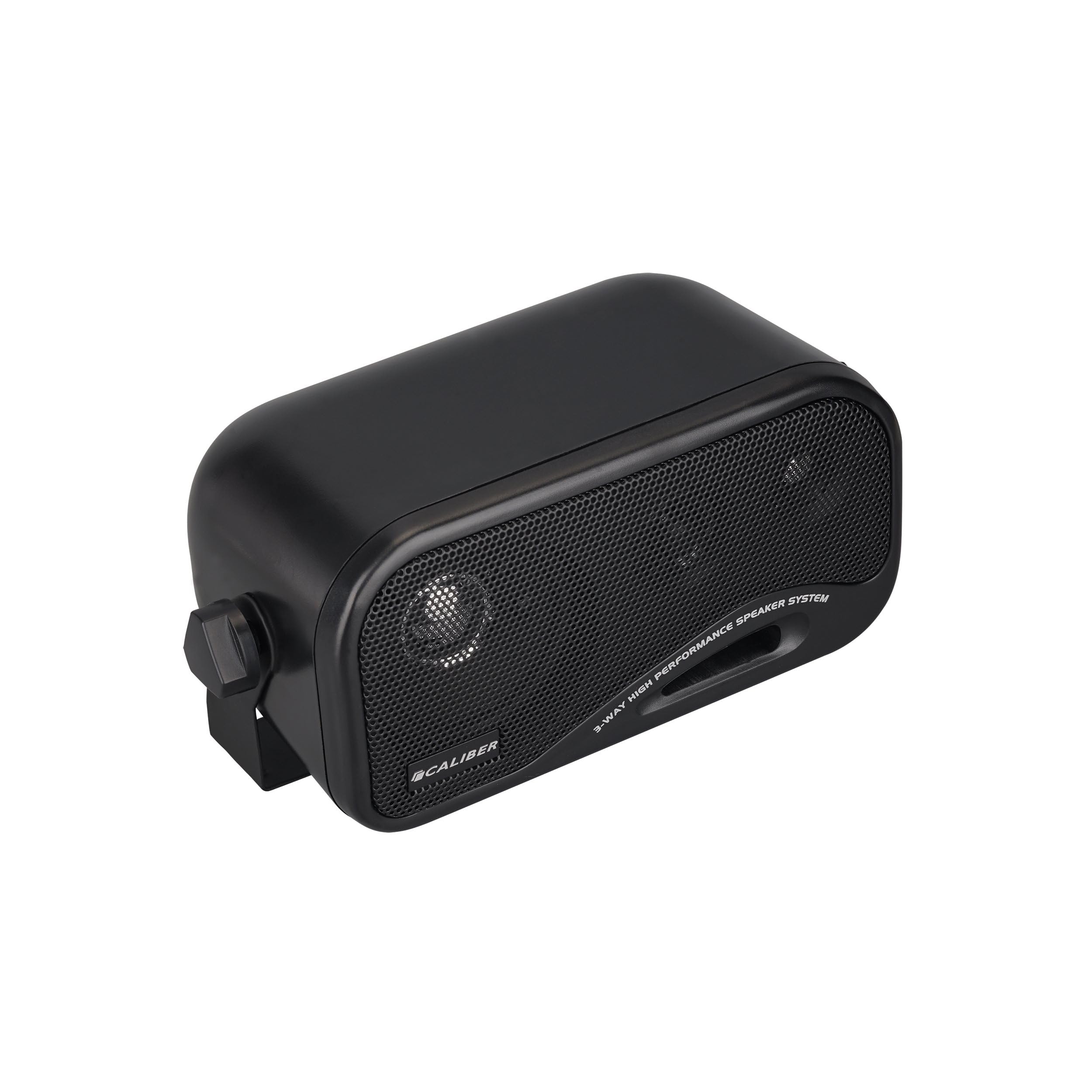 Caliber Haut Parleur de Voiture - 2X Enceinte Voiture - FM - SD - USB - AUX - Puissance Maximale 120W - 80W RMS - Matériel de Montage Inclus - Noir - 185 x 98 x 115 mm