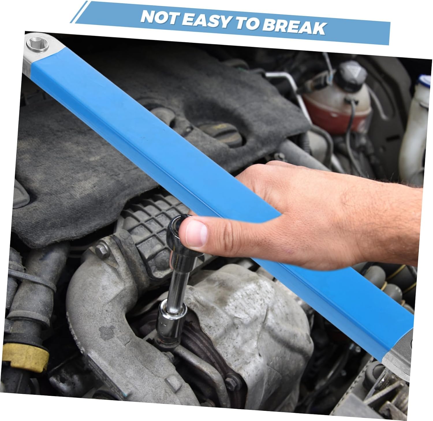 COHEALI Offset Extension Wrench with Adjustable Handle and Drive Adapters Ratchet Tool for Tight Spaces Lightweight and Portable Design Efficient Ratcheting
