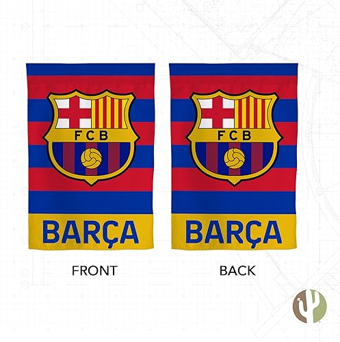 Miniatura 2 de Desert Cactus Bandera de jardín del FC Barça Bandera de Fútbol Fútbol Fútbol 100% Poliéster (Bandera de jardín A)