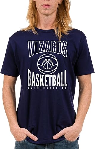 Miniatura 12 de Junk Food Camiseta de manga corta para hombre con licencia oficial de baloncesto de la NBA Azul Real,Negro -,Verde Kelly,marino,Púrpura,Rojo