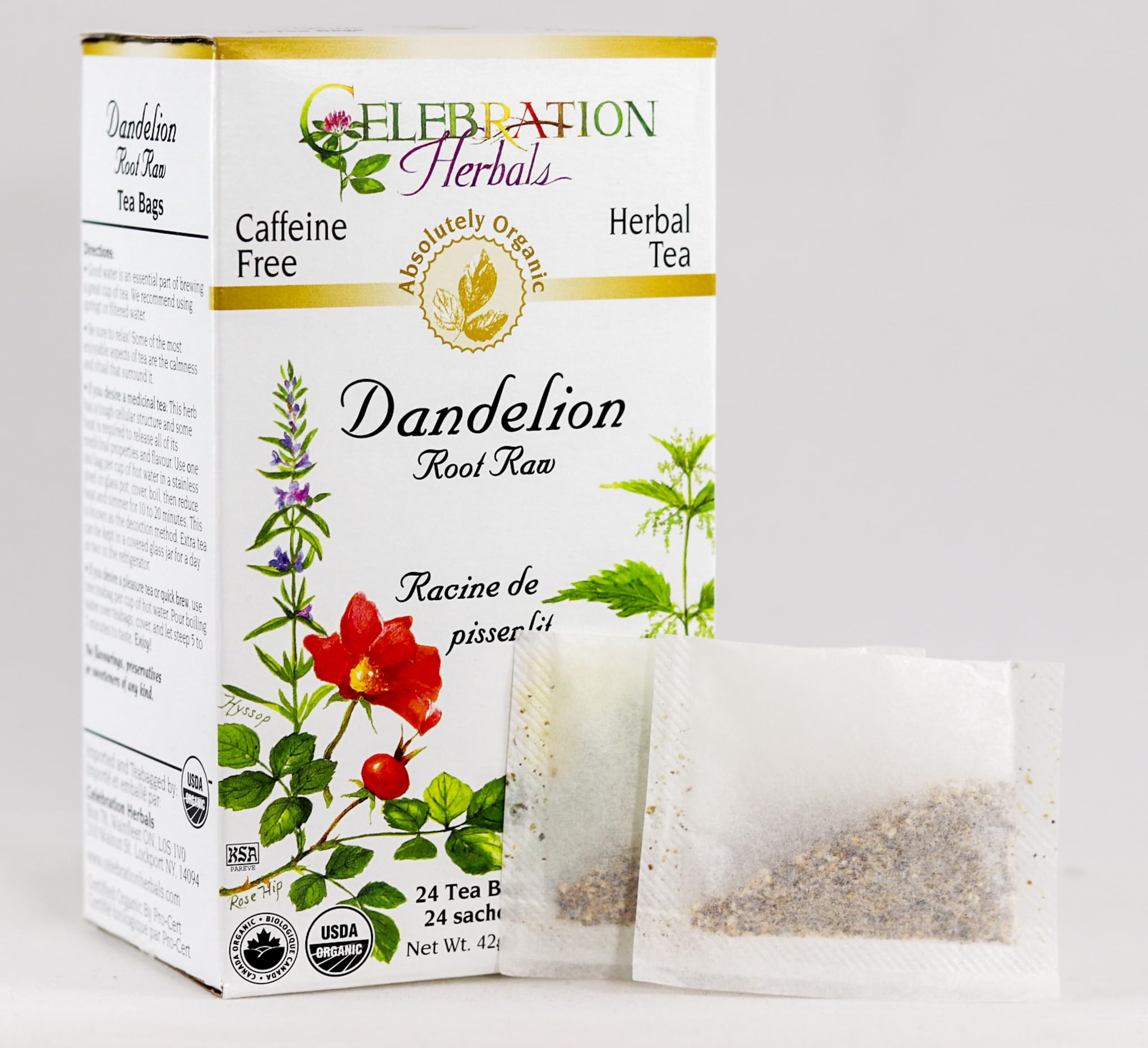 Amazon.com : Celebration Herbals - Organic Dandelion Root Raw Tea