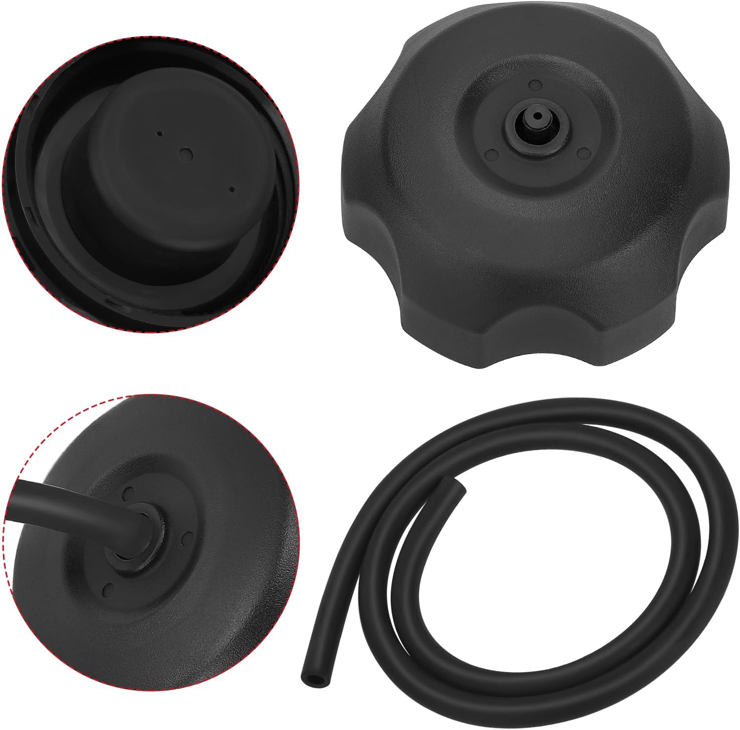 JAVIK Fuel Cap Gas Cap Fit for Honda Foreman 400 4x4 TRX400FW 1995-1999 2000-2003,OEM# 17620-HM7-700 17620-HM7-000