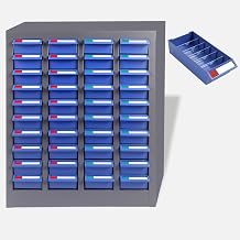 75 Drawer Parts Cabinet Organizer with Dividers and Labels, Alloy Steel Frame, ABS Drawers for Bolts, Nuts, Screws, Tool Storage in Workshop, Garage, or Classroom 75 Drews