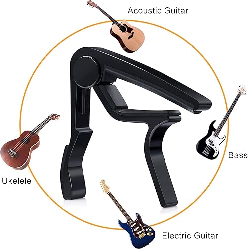 Miniatura 2 de Kit de accesorios de guitarra de 48 piezas, herramienta de cambio de guitarra acústica, incluye cuerdas de guitarra acústica, púas de guitarra,