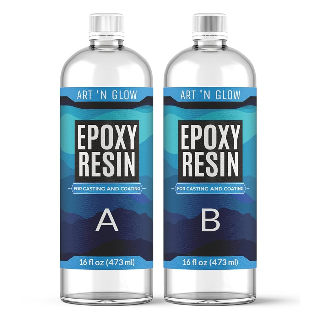 Amazon.com: Art 'N Glow Epoxy Resin 32 oz Kit - Crystal