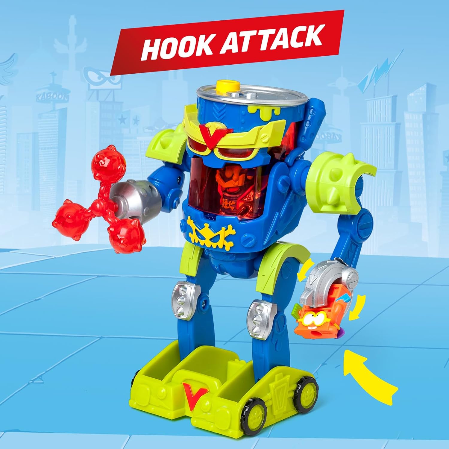Superthings - Ultra Striker Mr. King Ultra Striker Robot by Mr. King from The TV Series SuperThings Kazoom Power Contains 1 Ultra Striker Robot, 1 Mr. King Exclusive