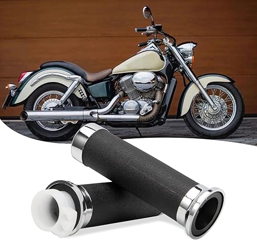 1 par de tubo de acelerador de agarre de motocicleta de 1 pulgada de repuesto 53145-MM8-000 apto para Honda VT XVS Shadow 40060075011001300 Magna