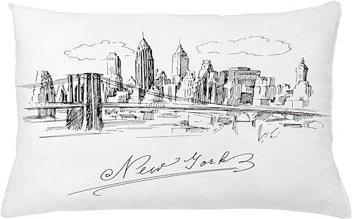 Miniatura 9 de Lunarable Savannah - Funda de cojín de jirafas tropicales climas exóticos ilustraciones de animales salvajes funda de almohada decorativa cuadrada