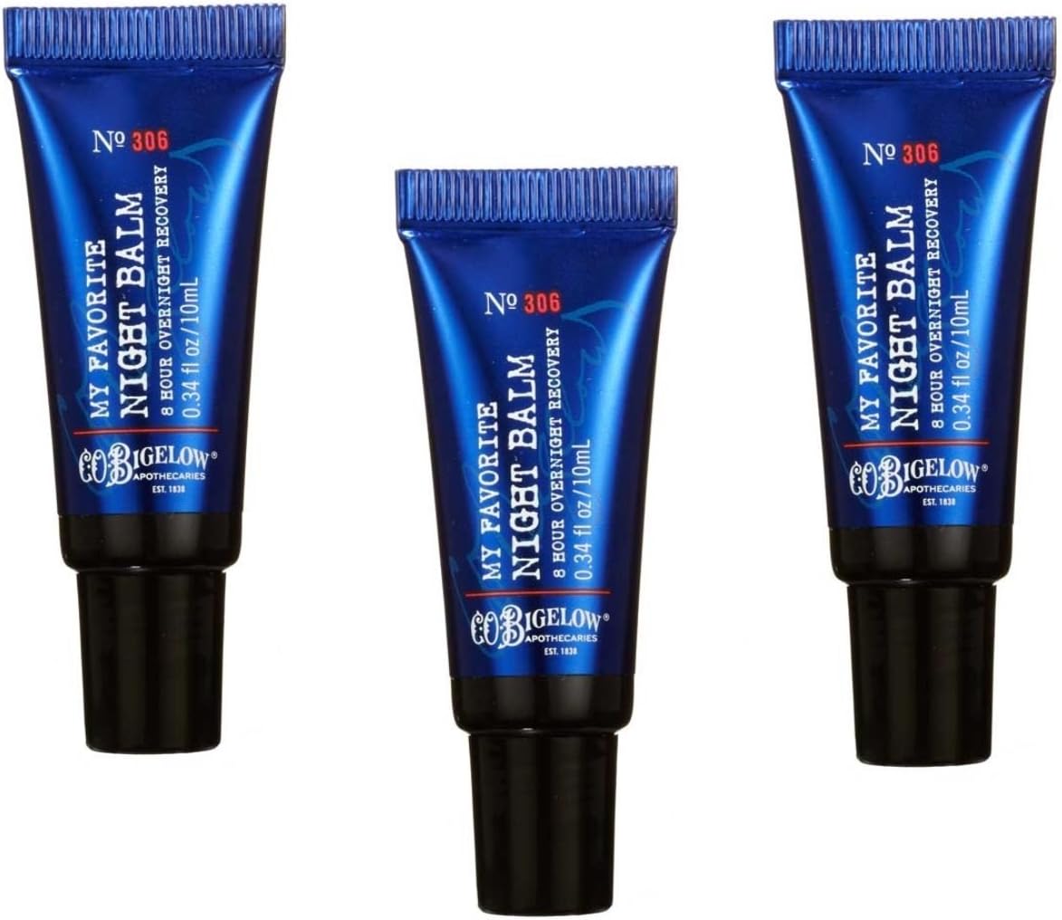 Lot of 3 C.O. Bigelow My Favorite Night Balm No 306 .34 oz