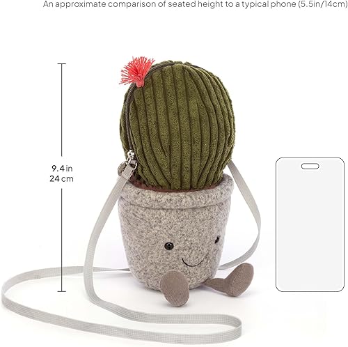 Vista 3 de Jellycat Plush Bag Collection Crossbody Bags & Shoulder Purses Fun & Unique Handbag Cactus