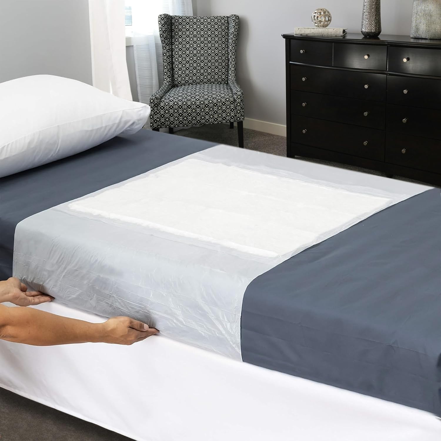 INDAS SABANINDAS - Pack 2 Paquetes de 20 Protectores de Cama Extra 80 x 180 - Protectores Absorbentes, Ideal para Incontinencia, Confort y Seguridad - Libre de Látex