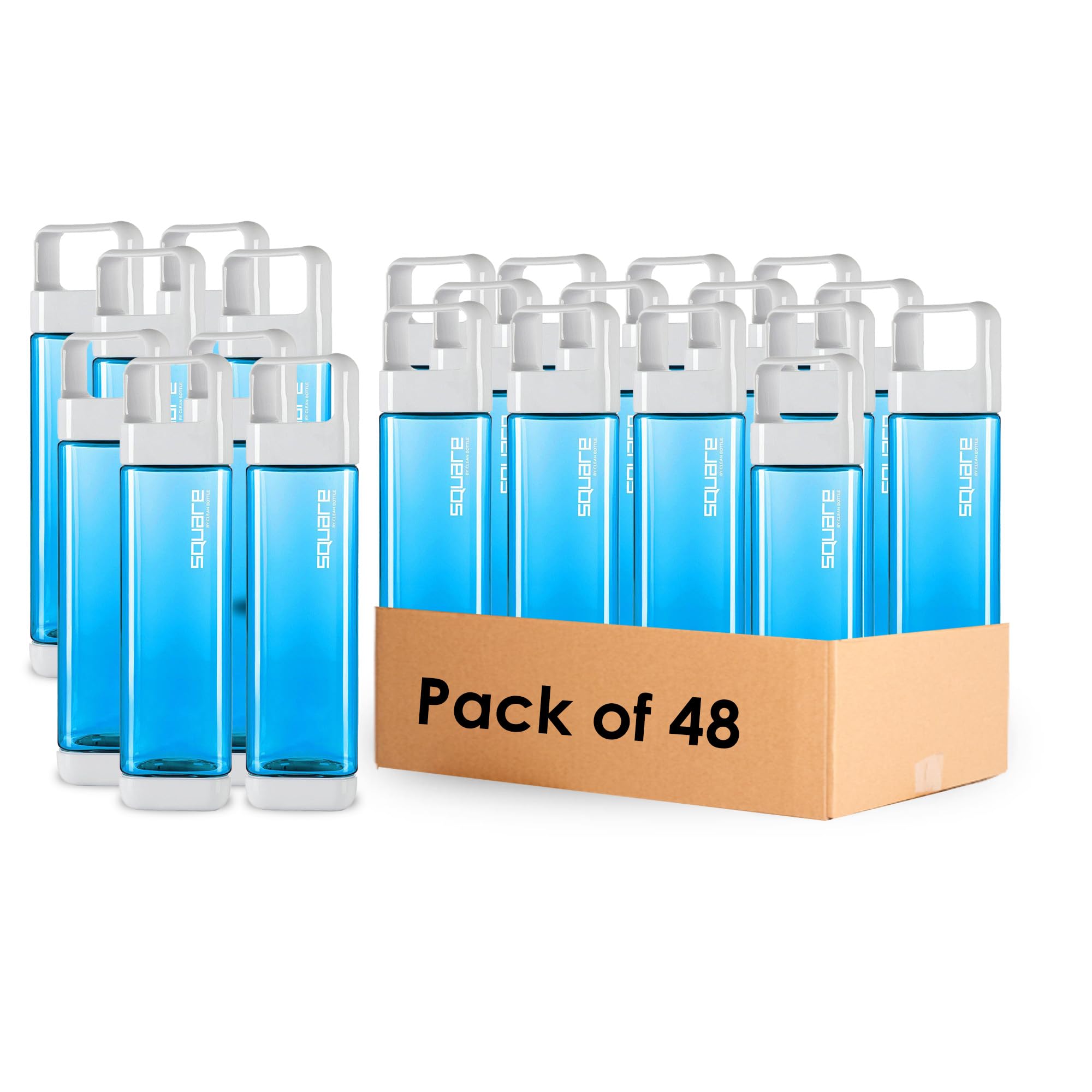 Square Water Bottle Leak Proof 25oz Tritan Sports Practice Water Bottle Leak Proof 25oz BPA-Free Easy Cleaning Ideal
