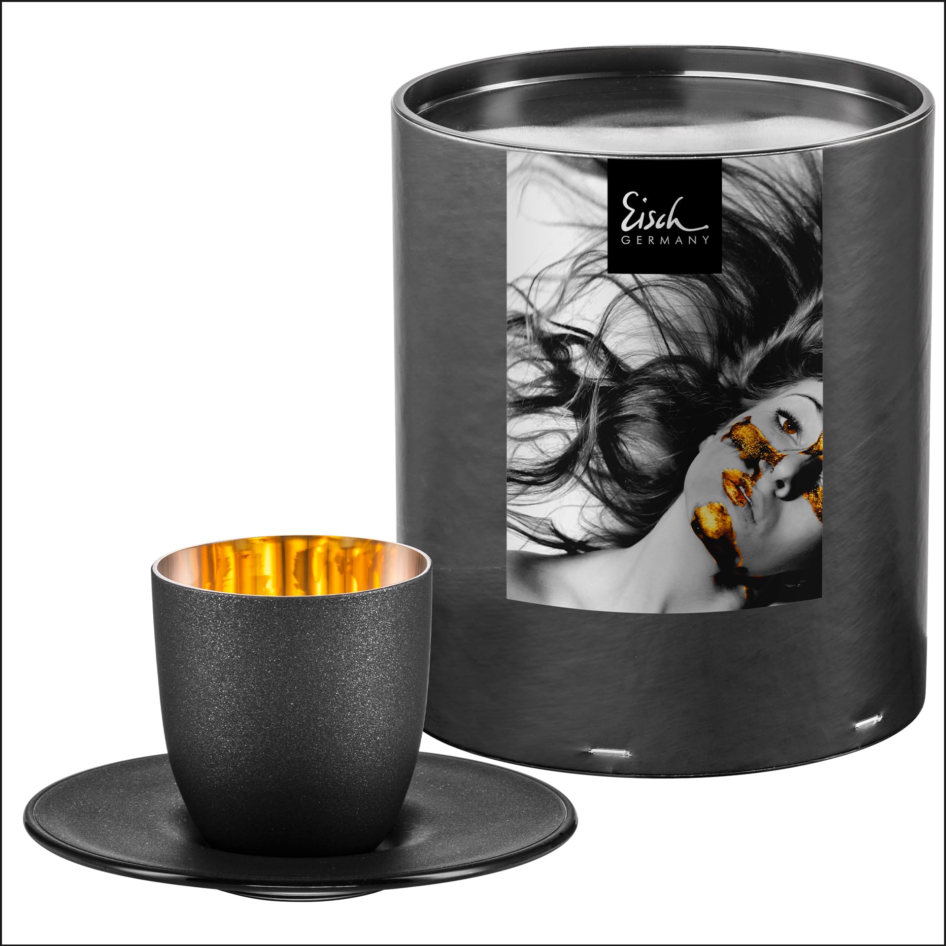 Tasse à Espresso Avec Soucoupe Signum, Porcelaine, Verte