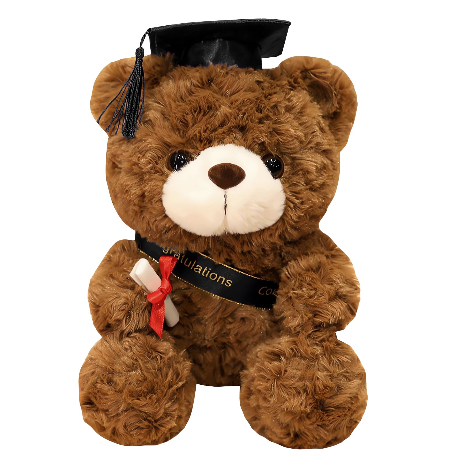 Personalisiertes Abschlussgeschenk – Graduationbär Teddy Mit Talar & Diplom, 25 Cm, 2024