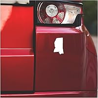 Vista 89 de Silueta del estado de Underground Printing - Calcomanía de vinilo de orgullo del estado de EE.UU.