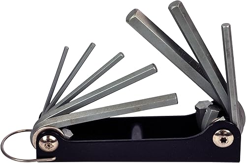 Juego de llaves hexagonales plegables, 8 unidades, llaves hexagonales