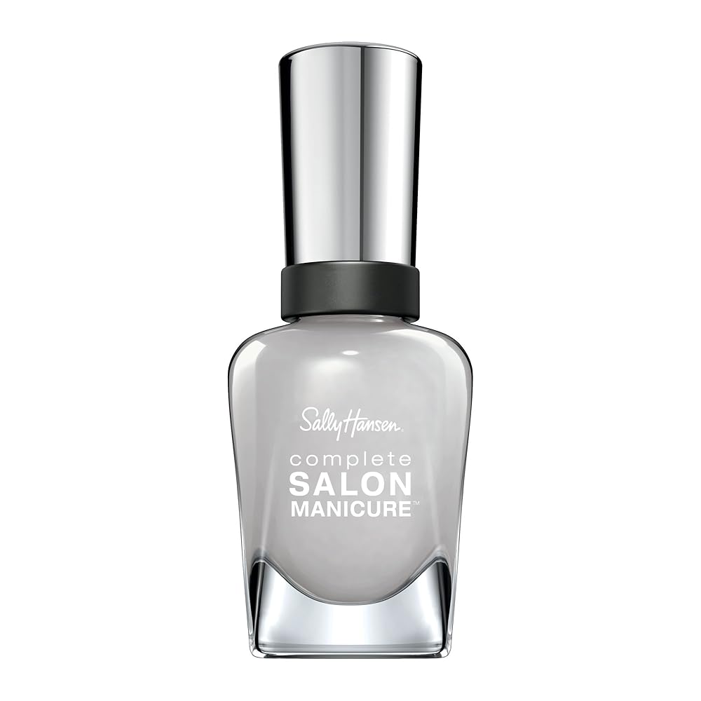 Sally Hansen - Complete Salon Manicure Nail Color, All Grey All Night 013, White to Black Collection