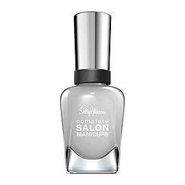 Sally Hansen - Complete Salon Manicure Nail Color, All Grey All Night 013, White to Black Collection