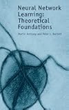 Neural Network Learning: Theoretical Foundations
