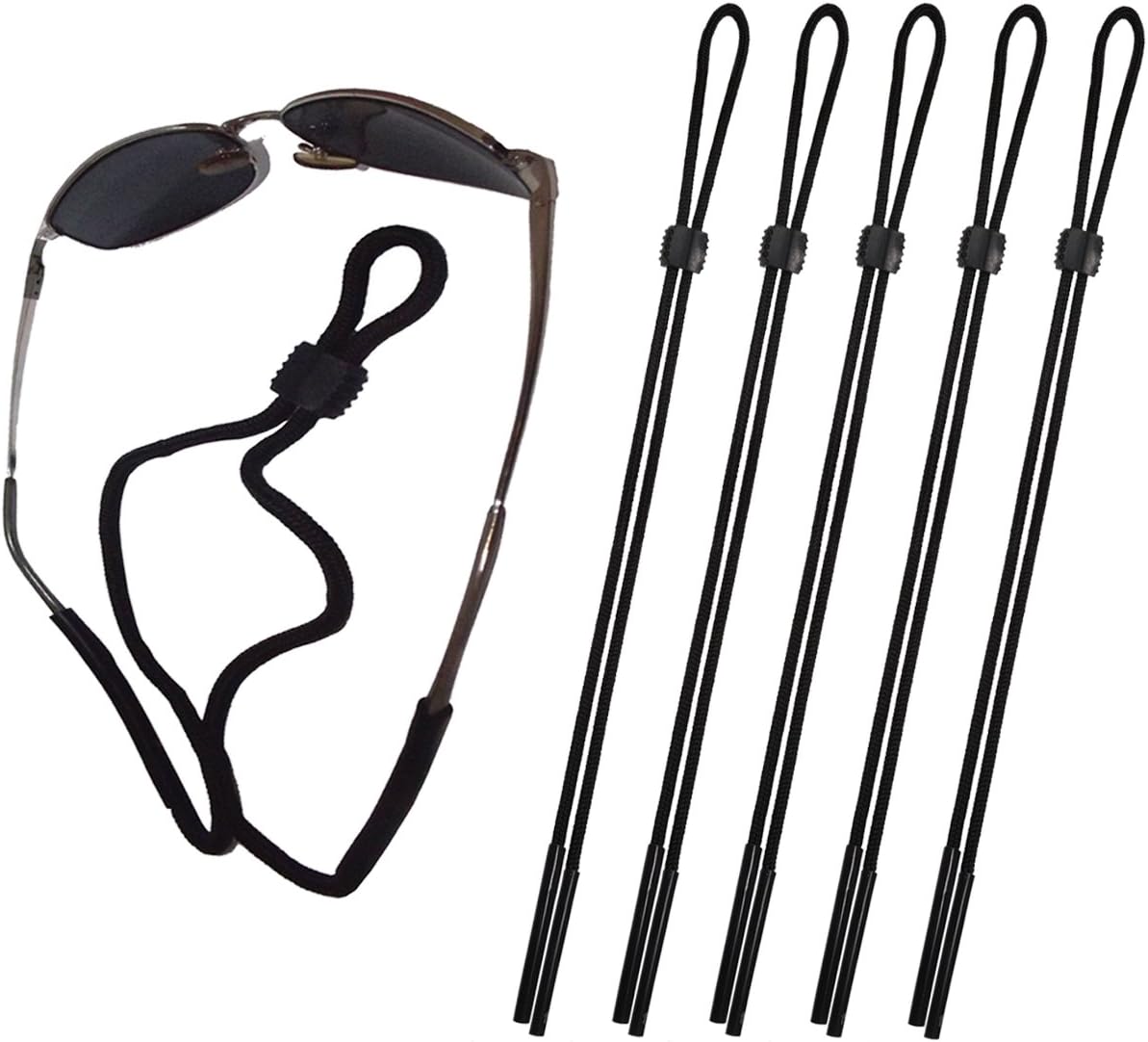 Pack of 6 TCPglass Holder Strap For Men and Women, Great for Sports and Outdoor Activities, Safety Glasses TCPglasses Holder Eyeglasses Neck Cord String Eyewear Retainer Strap