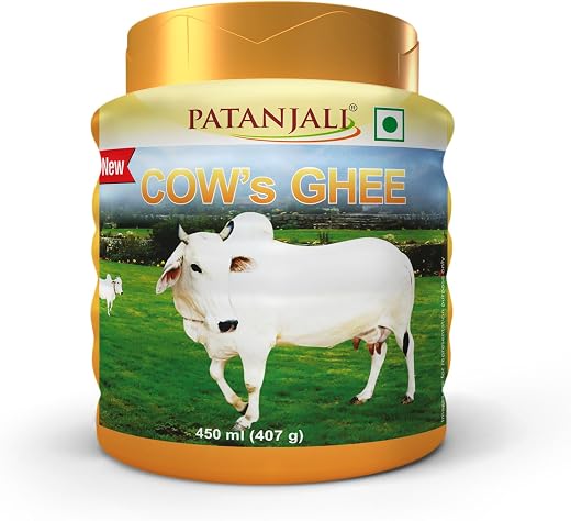 Patanjali Pure Danedar Cow Ghee with Rich Aroma 450ml Jar, Natural & Healthy