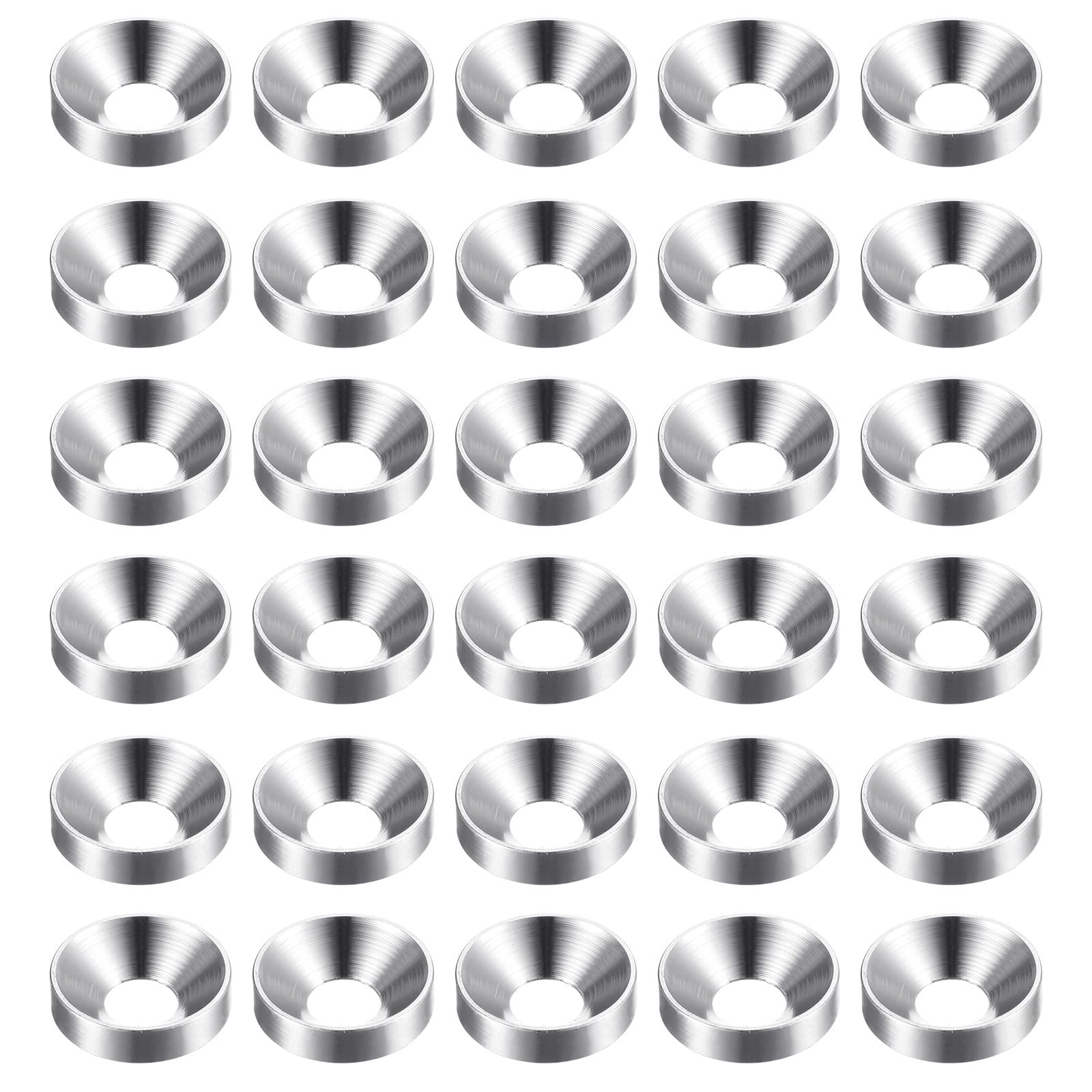 HARFINGTON M4 Countersunk Washers - Silver -1